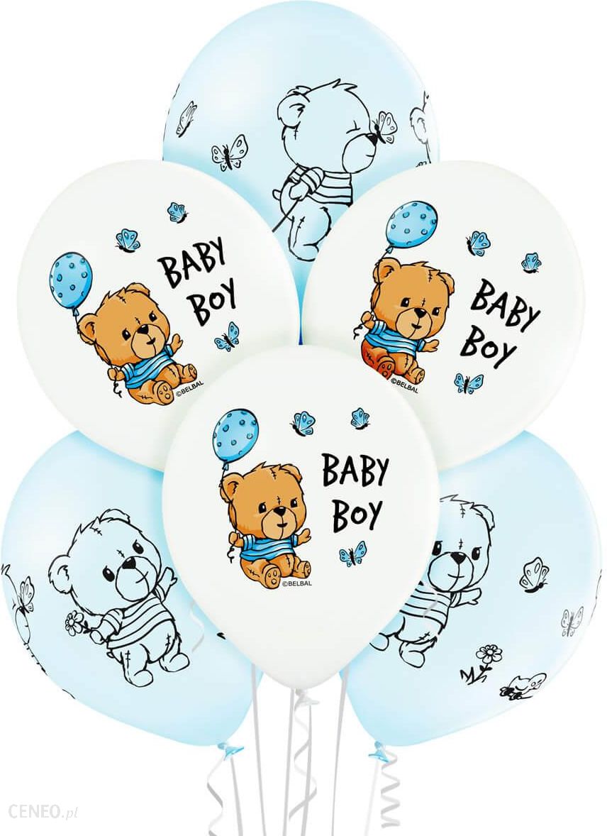 i-belball-balony-lateksowe-baby-boy-z-misiem-30cm-6szt