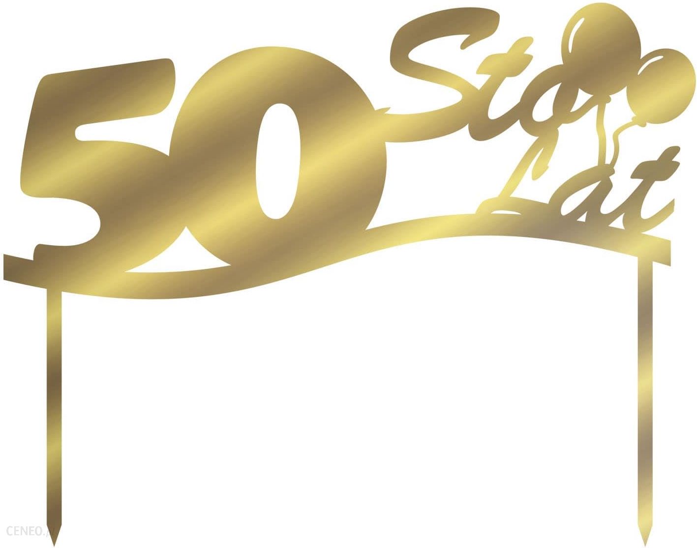 i-congee-topper-z-lustrzanej-pleksi-zloty-na-tort-50-urodziny