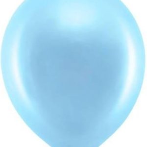 Party Deco Balony Rainbow 23Cm Metalizowane Niebieski 100Szt
