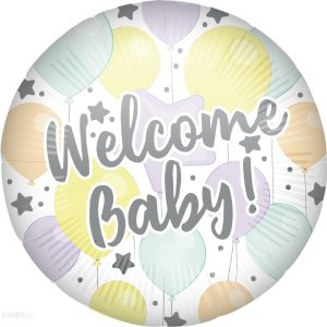 Procos Balon Foliowy Welcome Baby! Na Baby Shower 46Cm 1Szt