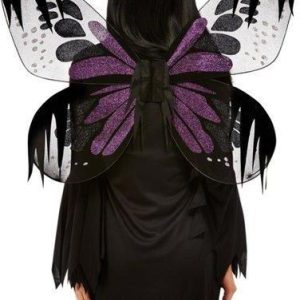 Smiffy'S Dark Botanicals Moth Wings Purple