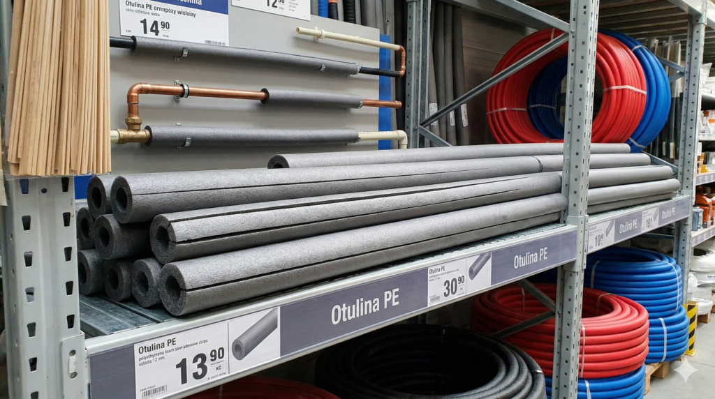 Otulina PE – standard w izolacji instalacji sanitarnych i grzewczych